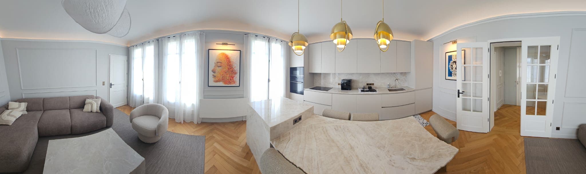Transformation complète d'un appartement de 56 m²